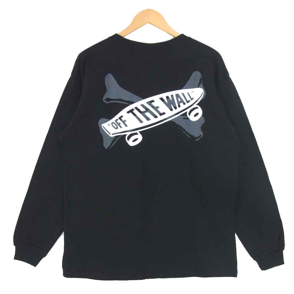 WTAPS ダブルタップス VN0A4TRCBLK × バンズ Vans Long Sleeve Shirt 長袖 Tシャツ ブラック系 M【新古品】【未使用】【中古】