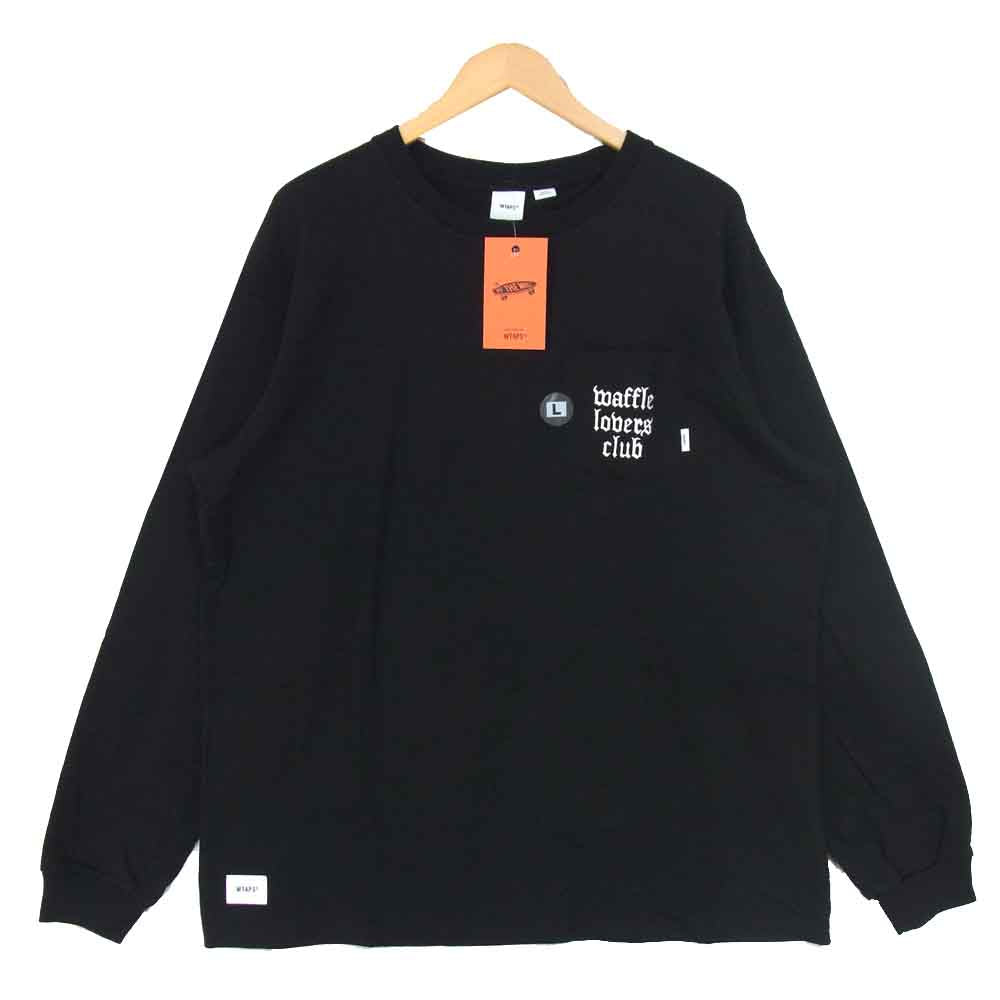 WTAPS ダブルタップス VN0A4TRCBLK1 × バンズ Vans Long Sleeve Shirt 長袖 Tシャツ ブラック系 L【新古品】【未使用】【中古】