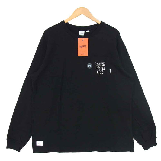 WTAPS ダブルタップス VN0A4TRCBLK1 × バンズ Vans Long Sleeve Shirt 長袖 Tシャツ ブラック系 L【新古品】【未使用】【中古】