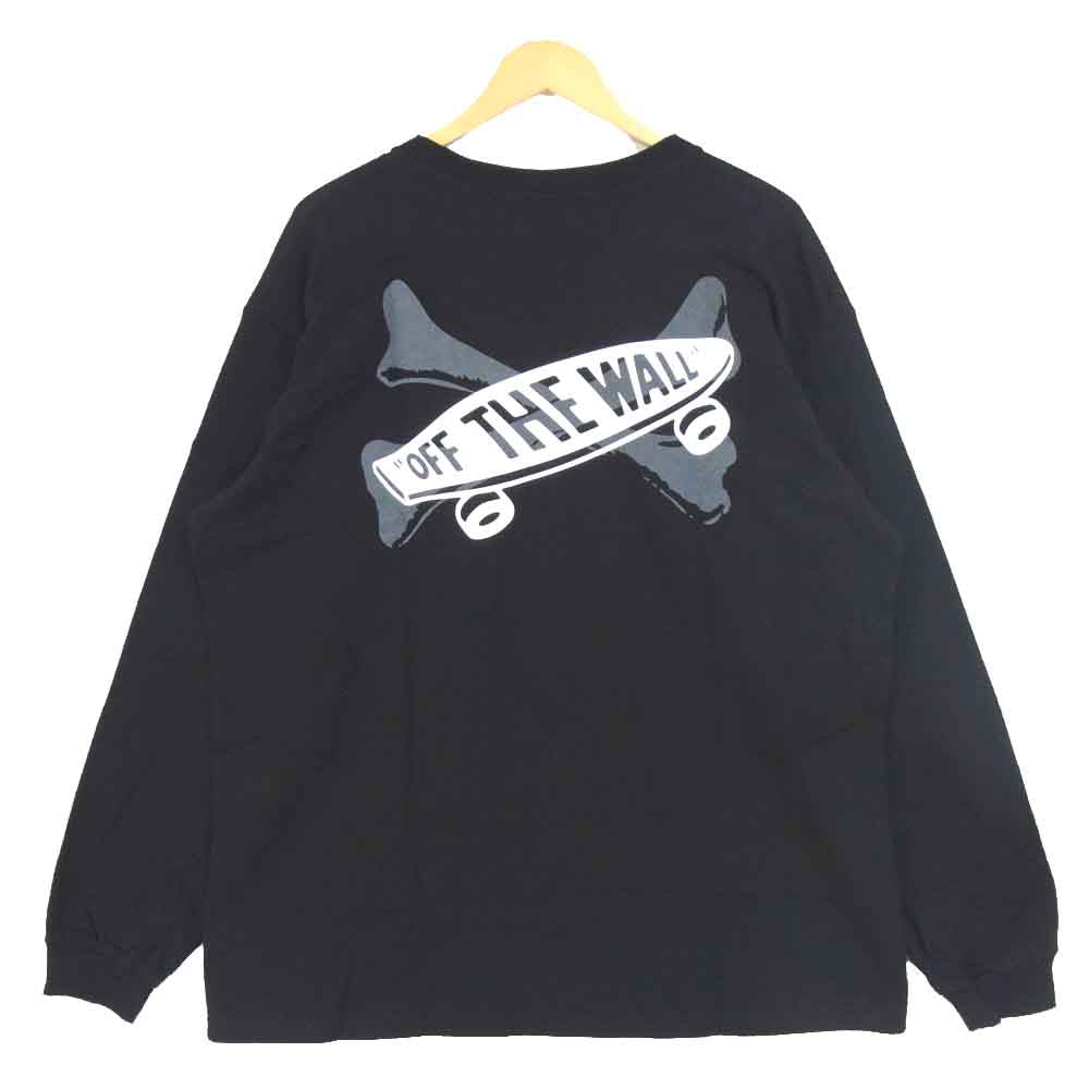 WTAPS ダブルタップス VN0A4TRCBLK1 × バンズ Vans Long Sleeve Shirt 長袖 Tシャツ ブラック系 L【新古品】【未使用】【中古】