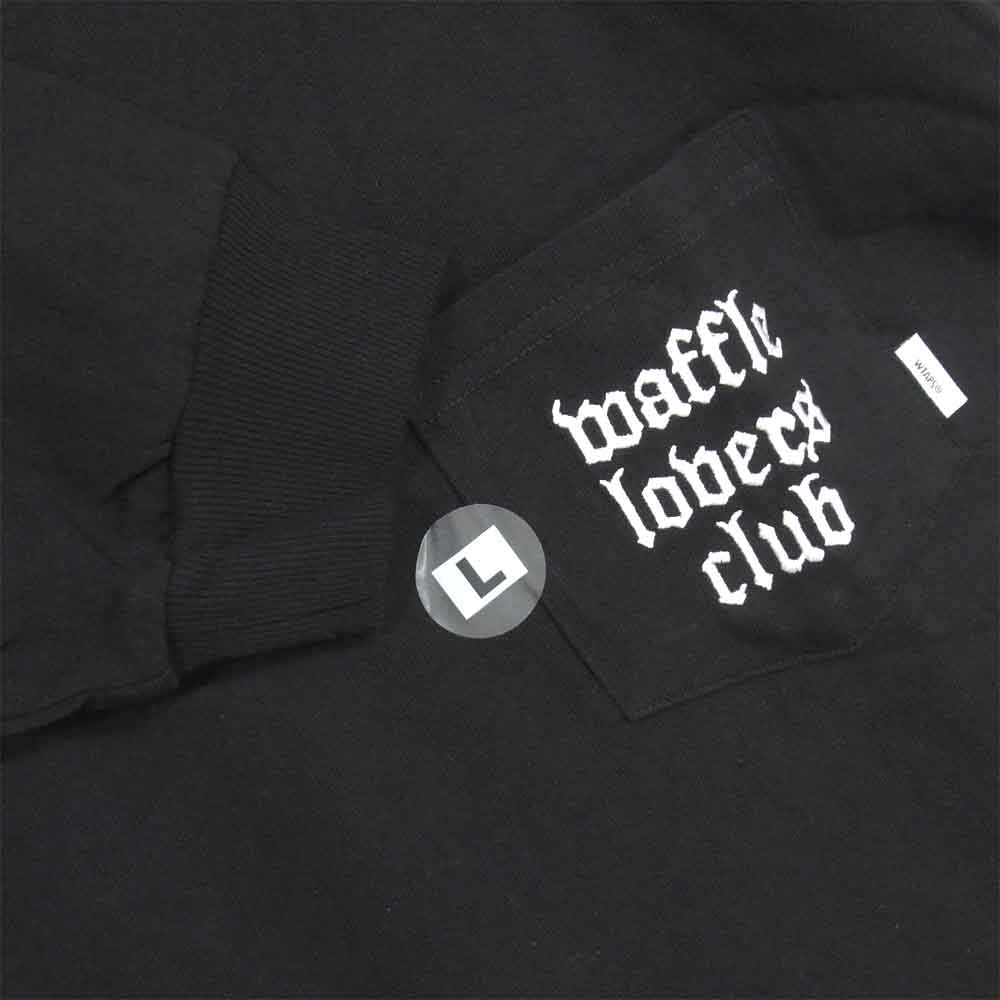 WTAPS ダブルタップス VN0A4TRCBLK1 × バンズ Vans Long Sleeve Shirt 長袖 Tシャツ ブラック系 L【新古品】【未使用】【中古】