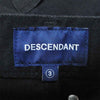 DESCENDANT ディセンダント 19SS 191WVDS-PTM02 DIN-4 01 JEANS デニムジーンズ ブラック系 L【新古品】【未使用】【中古】