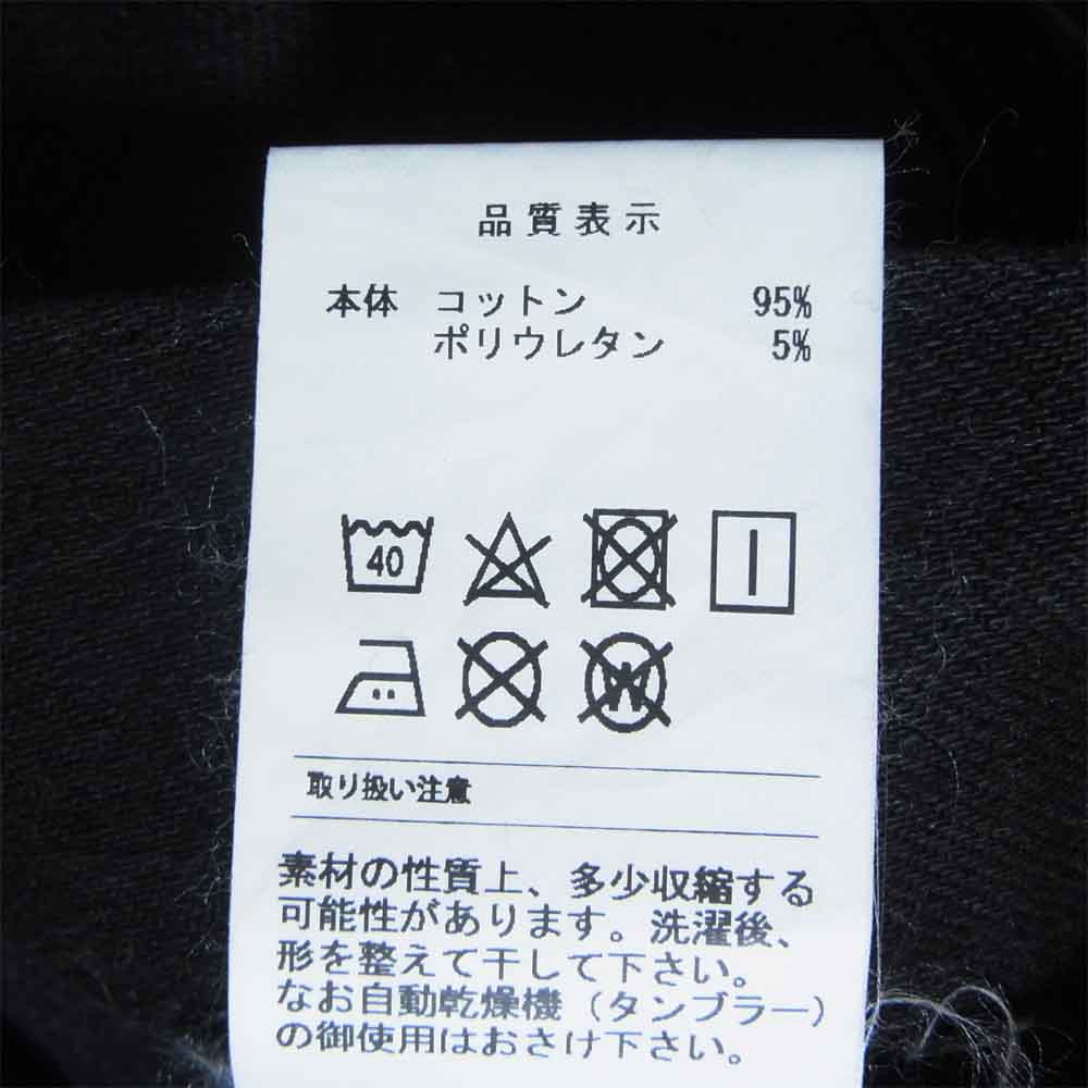 DESCENDANT ディセンダント 19SS 191WVDS-PTM02 DIN-4 01 JEANS デニムジーンズ ブラック系 L【新古品】【未使用】【中古】
