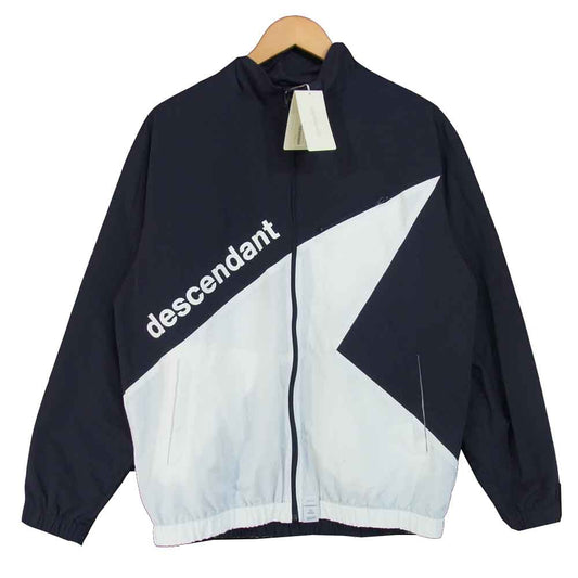 DESCENDANT ディセンダント 181TQDS-JKM01 DOUBLE NYLON JACKET ダブル ナイロン ジャケット ネイビー×ホワイト系 M【新古品】【未使用】【中古】