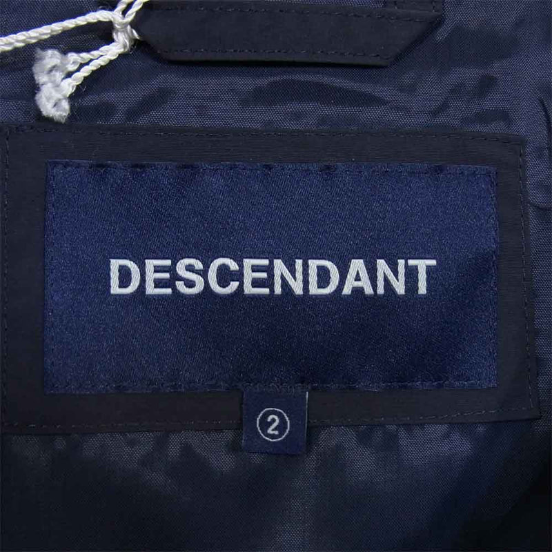 DESCENDANT ディセンダント 181TQDS-JKM01 DOUBLE NYLON JACKET ダブル ナイロン ジャケット ネイビー×ホワイト系 M【新古品】【未使用】【中古】