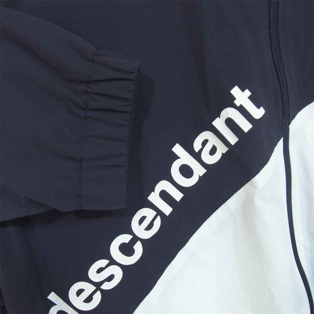 DESCENDANT ディセンダント 181TQDS-JKM01 DOUBLE NYLON JACKET ダブル ナイロン ジャケット ネイビー×ホワイト系 M【新古品】【未使用】【中古】