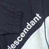 DESCENDANT ディセンダント 181TQDS-JKM01 DOUBLE NYLON JACKET ダブル ナイロン ジャケット ネイビー×ホワイト系 M【新古品】【未使用】【中古】