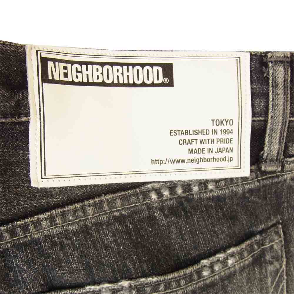NEIGHBORHOOD ネイバーフッド 18AW 182DCNH-PTM13 WOVEN SAVAGE ウーブンサベージナロー ブラック系 M【中古】