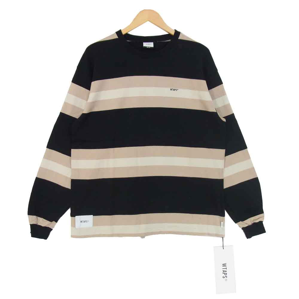 WTAPS ダブルタップス 20SS 201ATDT-CSM27 Long Sleeve Vatos Tee ロングスリーブカットソー ブラック系 M【新古品】【未使用】【中古】