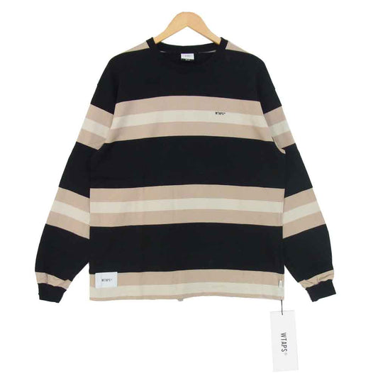 WTAPS ダブルタップス 20SS 201ATDT-CSM27 Long Sleeve Vatos Tee ロングスリーブカットソー ブラック系 M【新古品】【未使用】【中古】