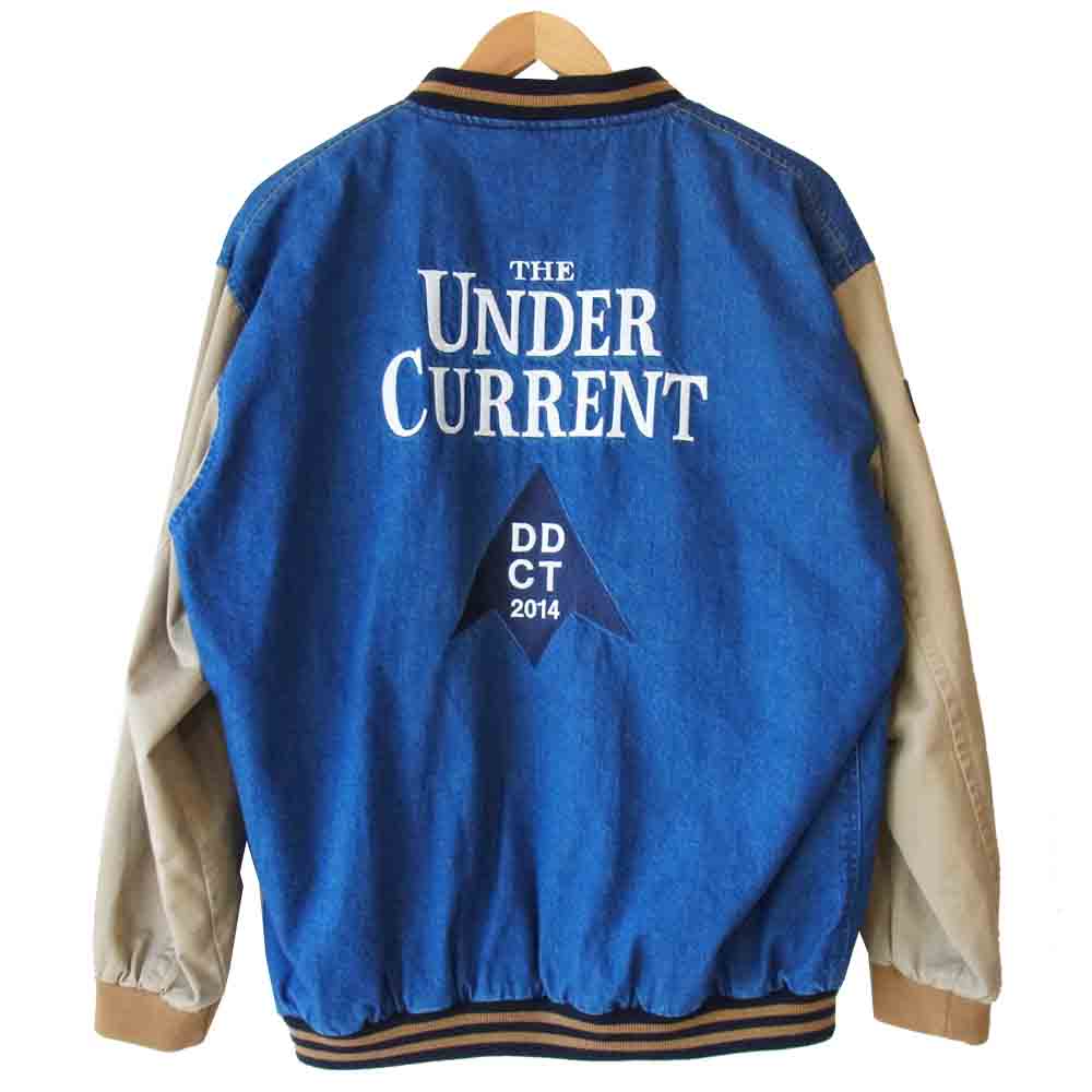 DESCENDANT ディセンダント 19AW SQUAD DENIM JACKET ロゴ刺繍デニム インディゴブルー系 2【極上美品】【中古】