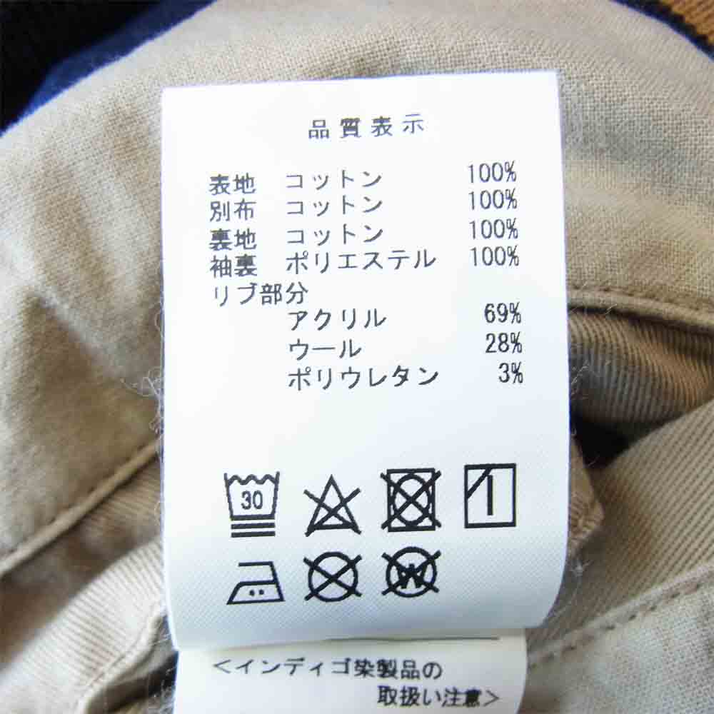 DESCENDANT ディセンダント 19AW SQUAD DENIM JACKET ロゴ刺繍デニム インディゴブルー系 2【極上美品】【中古】