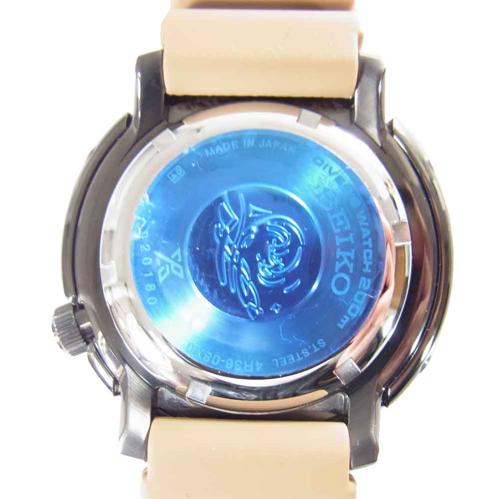 SEIKO セイコー SBDY059 PROSPEX プロスペックス ダイバースキューバ 時計 ベージュ系 ライトブラウン系【極上美品】【中古】