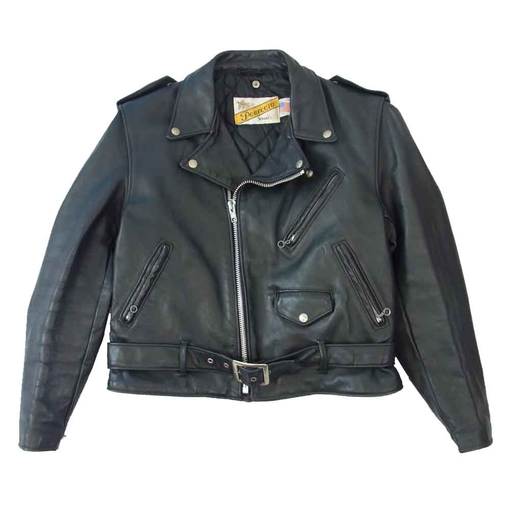 schott ショット ダブルライダース ブラック系【中古】