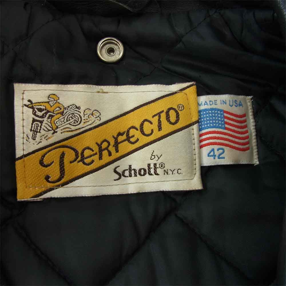 schott ショット ダブルライダース ブラック系【中古】