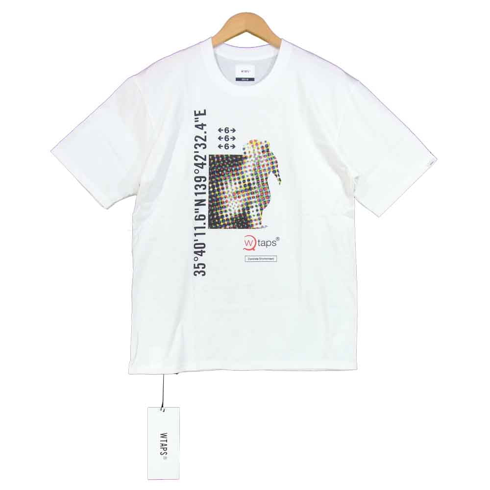 WTAPS ダブルタップス 20SS 201PCDT-ST12S DCLXVI S/S TEE スクリーンプリント Tシャツ ホワイト系 L【新古品】【未使用】【中古】
