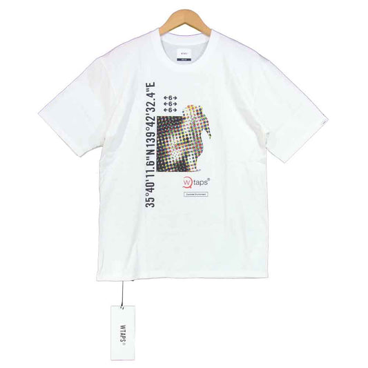 WTAPS ダブルタップス 20SS 201PCDT-ST12S DCLXVI S/S TEE スクリーンプリント Tシャツ ホワイト系 L【新古品】【未使用】【中古】