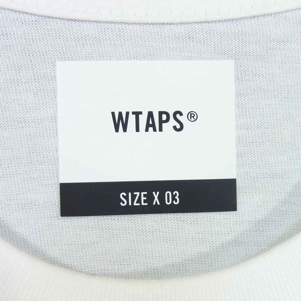 WTAPS ダブルタップス 20SS 201PCDT-ST12S DCLXVI S/S TEE スクリーンプリント Tシャツ ホワイト系 L【新古品】【未使用】【中古】