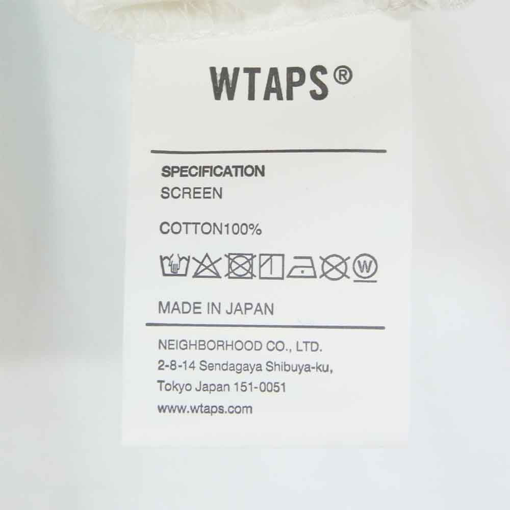 WTAPS ダブルタップス 20SS 201PCDT-ST12S DCLXVI S/S TEE スクリーンプリント Tシャツ ホワイト系 L【新古品】【未使用】【中古】