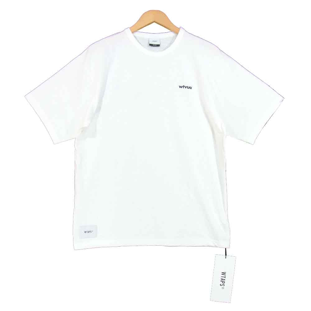 WTAPS ダブルタップス 20SS 201ATDT-CSM11 INDUSTRY D SS04 TEE 半袖 Tシャツ ホワイト系 L【新古品】【未使用】【中古】