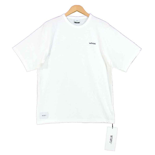 WTAPS ダブルタップス 20SS 201ATDT-CSM11 INDUSTRY D SS04 TEE 半袖 Tシャツ ホワイト系 L【新古品】【未使用】【中古】