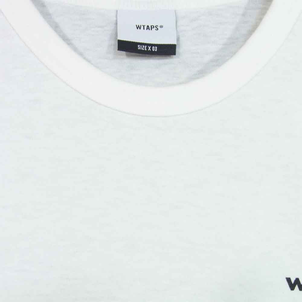 WTAPS ダブルタップス 20SS 201ATDT-CSM11 INDUSTRY D SS04 TEE 半袖 Tシャツ ホワイト系 L【新古品】【未使用】【中古】