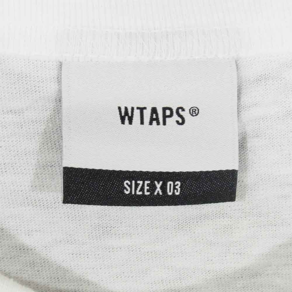 WTAPS ダブルタップス 20SS 201ATDT-CSM11 INDUSTRY D SS04 TEE 半袖 Tシャツ ホワイト系 L【新古品】【未使用】【中古】