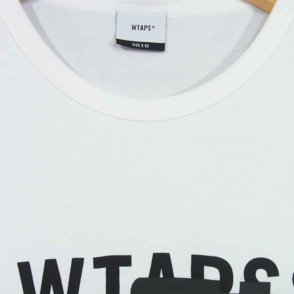 WTAPS ダブルタップス 19AW 192ATDT-CSM10  SIDE EFFECT SS TEE サイド エフェクト Tシャツ ホワイト系 L【新古品】【未使用】【中古】