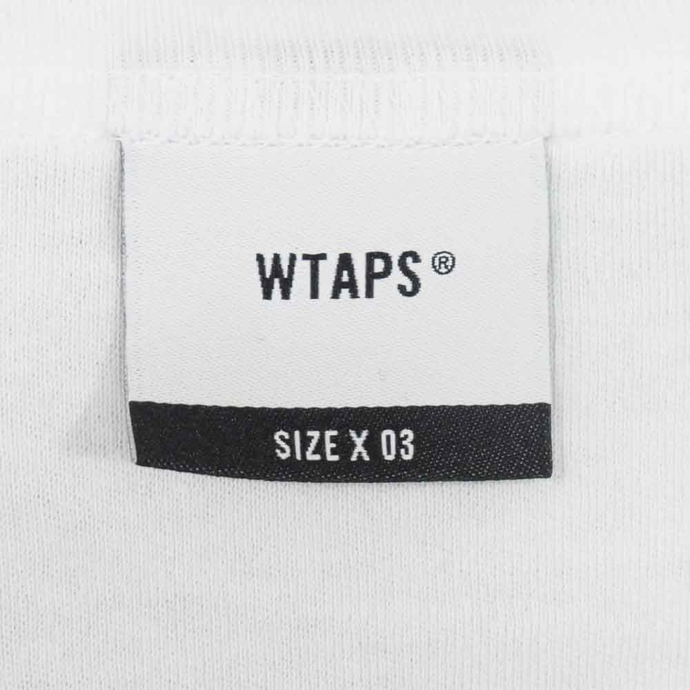 WTAPS ダブルタップス 19AW 192ATDT-CSM10  SIDE EFFECT SS TEE サイド エフェクト Tシャツ ホワイト系 L【新古品】【未使用】【中古】
