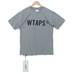 WTAPS ダブルタップス 20AW 202PCDT-ST02S WTVUA TEE ロゴプリント Tシャツ グレー系 3【新古品】【未使用】【中古】