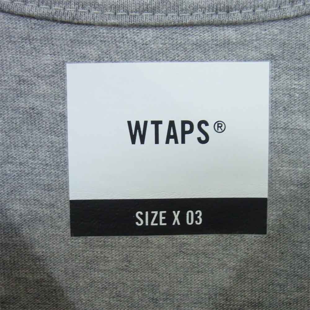 M wtapsダブルタップス　202PCDT-ST02S WTVUA Tシャツ黒