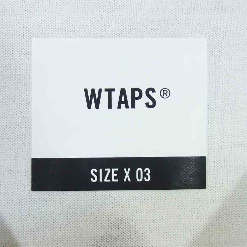 WTAPS ダブルタップス 20AW 202ATDT-LT02S 40PCT UPARMORED LS TEE 長袖 Tシャツ ホワイト系 L【新古品】【未使用】【中古】