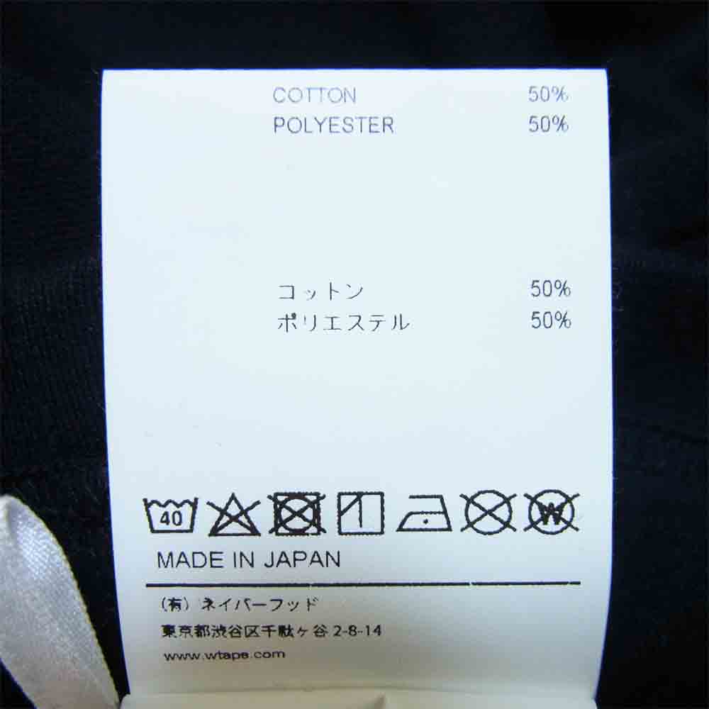 WTAPS ダブルタップス 192ATNHD-CSM01S × ネイバーフッド NEIGHBORHOOD RIPPER SS リッパー ブラック系 3【新古品】【未使用】【中古】
