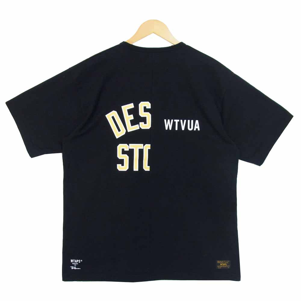 WTAPS ダブルタップス 19SS 191ATDT-CSM02S × ロンハーマン Ron Herman 日本上陸10周年記念 RIPPER TEE ブラック系 L【中古】