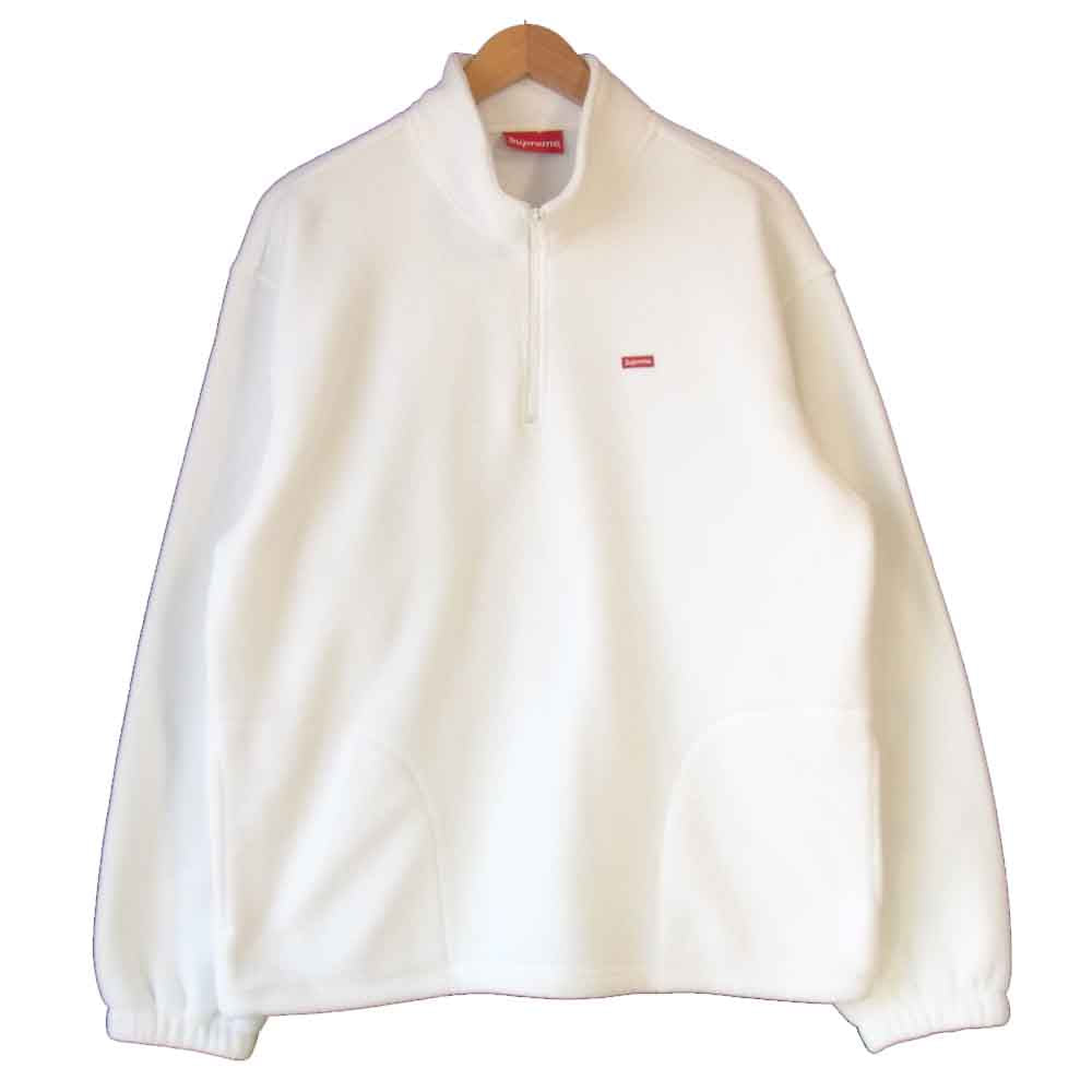 Supreme シュプリーム 20AW Polartec Half Zip Pullover ジップ プルオーバー ホワイト系 L【新古品】【未使用】【中古】