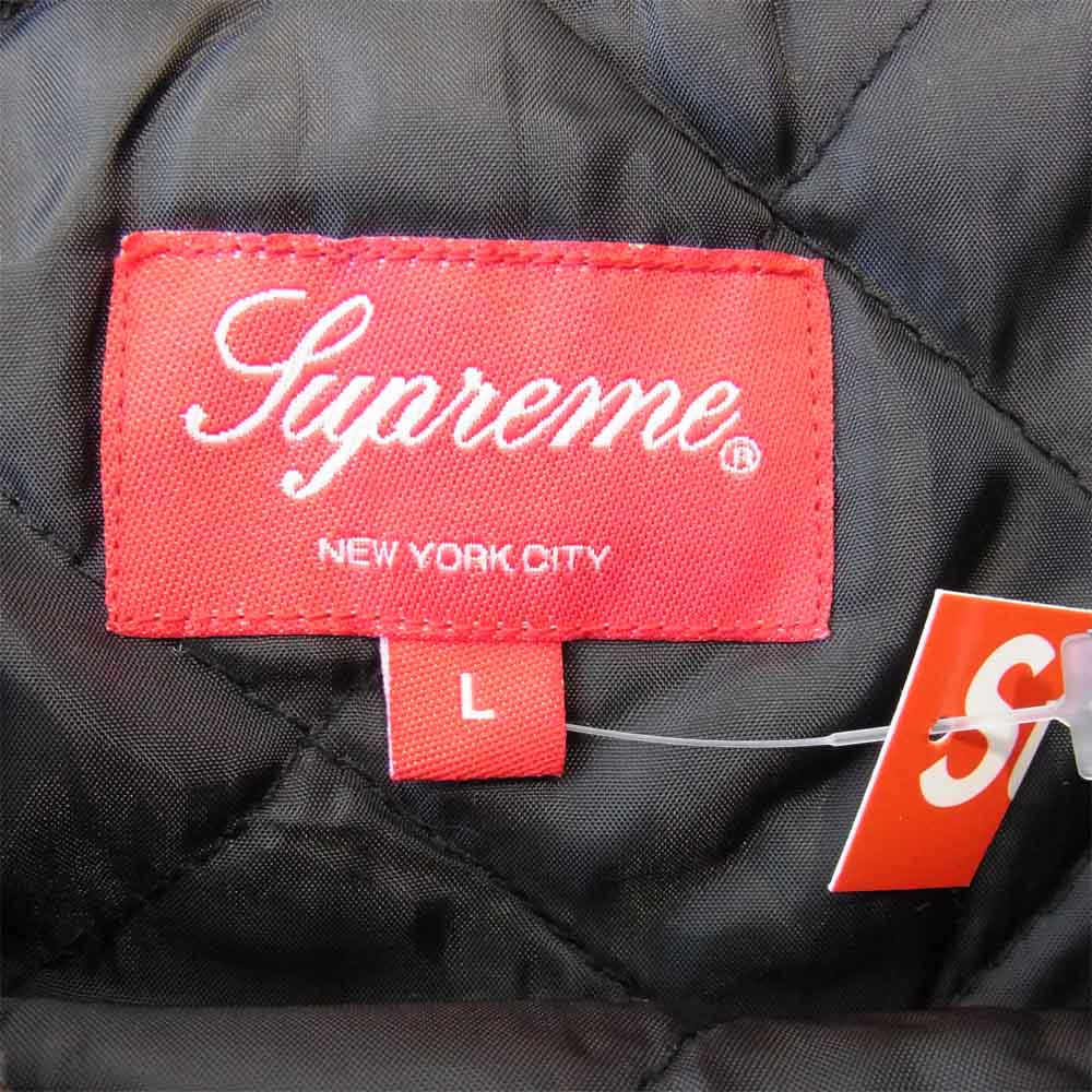 Supreme シュプリーム 20AW Quilted Flannel Shirt キルティング フランネル マルチカラー系 L【極上美品】【中古】