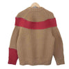 Sacai サカイ 19AW 19-02082M ジップ アタッチメント ニット セーター ライトブラウン系 レッド系 3【極上美品】【中古】