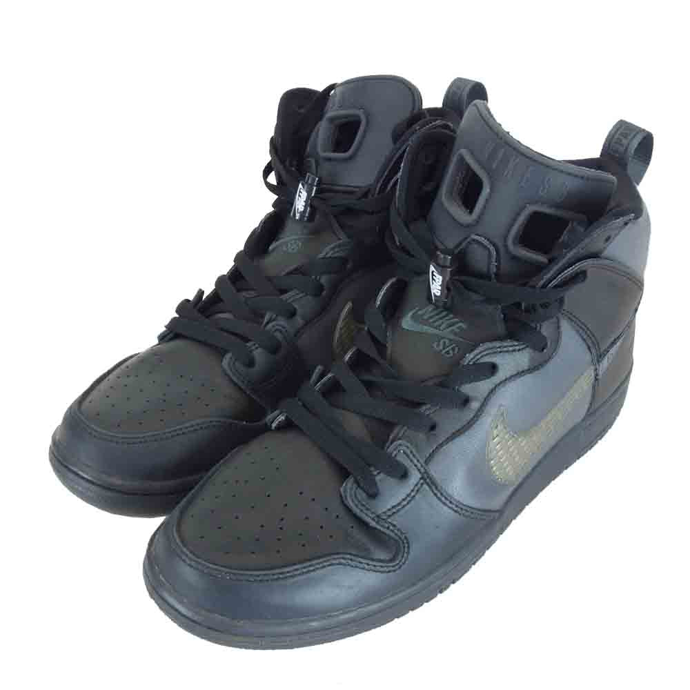 NIKE ナイキ BV1052-001 SB DUNK HIGH PRO FPAR ダンク ハイ プロ ブラック系 28cm【新古品】【未使用】【中古】