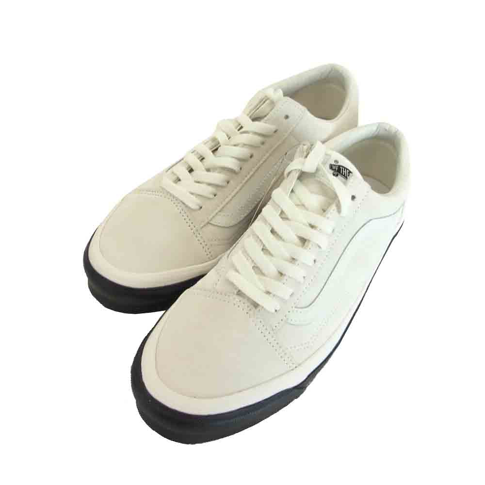 WTAPS ダブルタップス VN0A4P3X20F × バンズ VANS OG OLD SKOOL LX オールドスクール ローカット Gps × White × Black 28cm【新古品】【未使用】【中古】