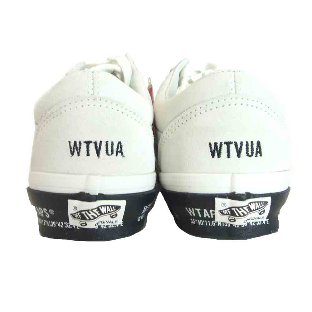 WTAPS ダブルタップス VN0A4P3X20F × バンズ VANS OG OLD SKOOL LX オールドスクール ローカット Gps × White × Black 28cm【新古品】【未使用】【中古】
