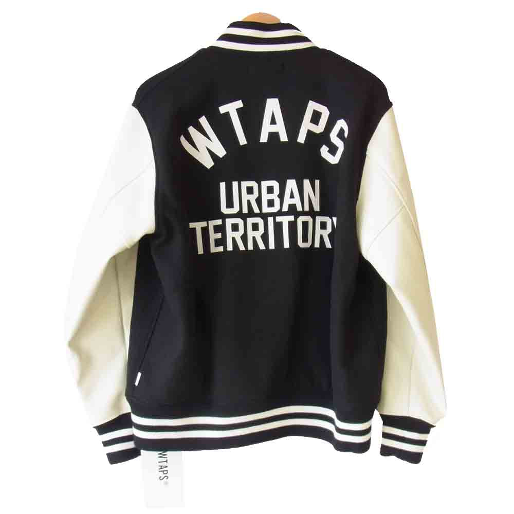 WTAPS ダブルタップス 18AW 182BRDT-JKM04 CLUB JACKET クラブ ブラック系 ホワイト系 L【新古品】【未使用】【中古】