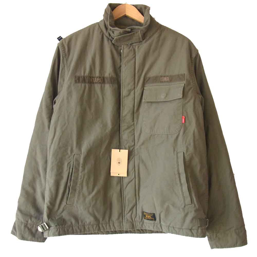 WTAPS ダブルタップス 17AW 172WVDT-JKM01 A-1 JACKET ミリタリー フライト カーキ系 L【新古品】【未使用】【中古】