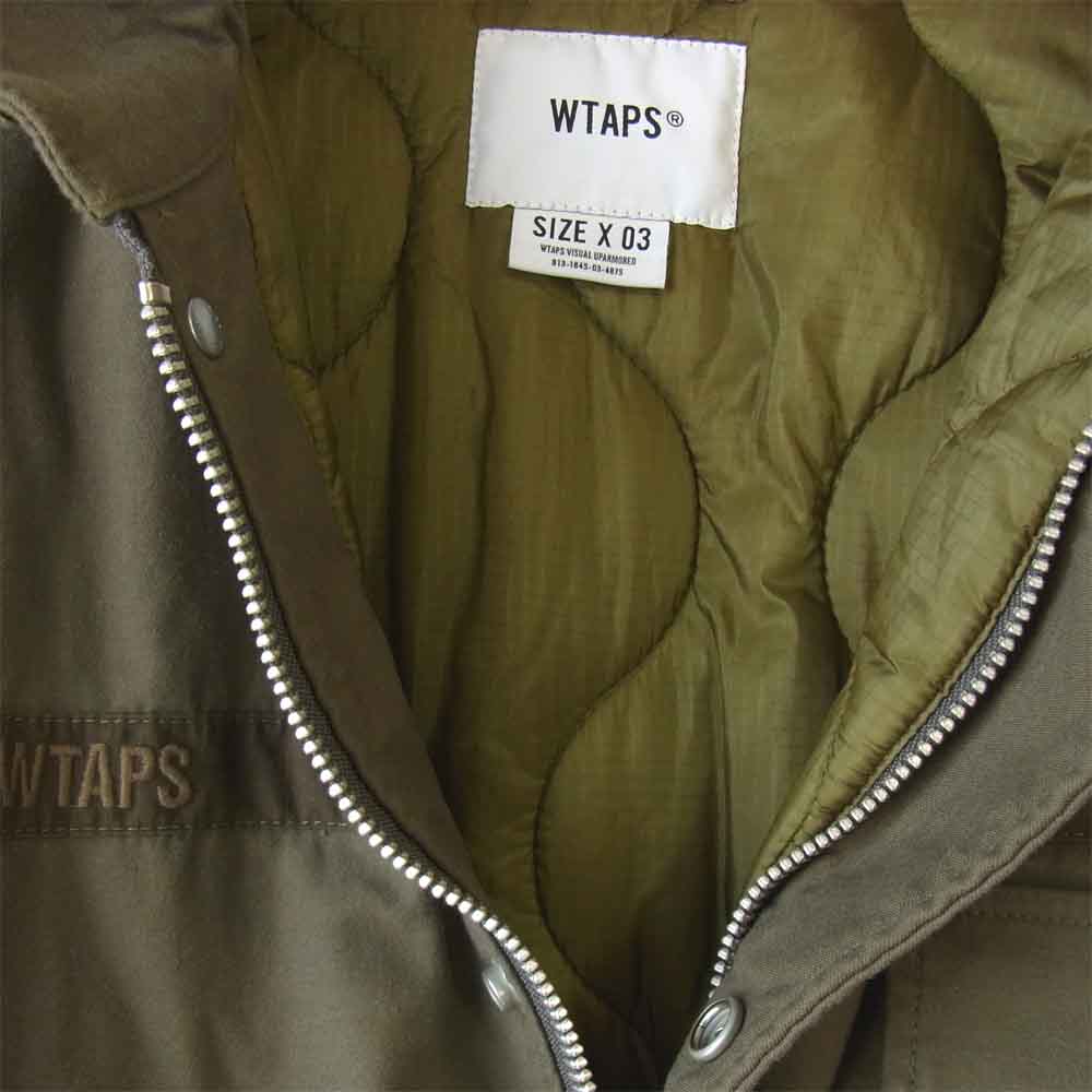 WTAPS ダブルタップス 17AW 172WVDT-JKM01 A-1 JACKET ミリタリー フライト カーキ系 L【新古品】【未使用】【中古】