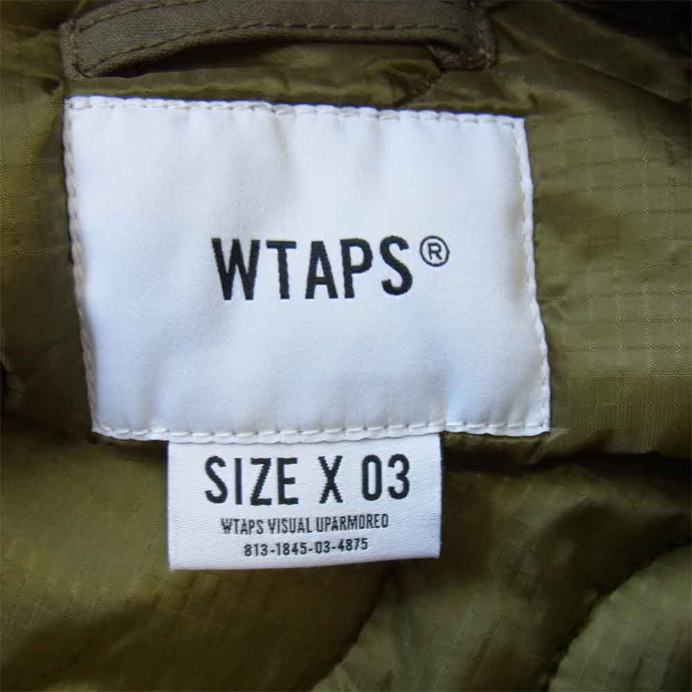 WTAPS ダブルタップス 17AW 172WVDT-JKM01 A-1 JACKET ミリタリー フライト カーキ系 L【新古品】【未使用】【中古】