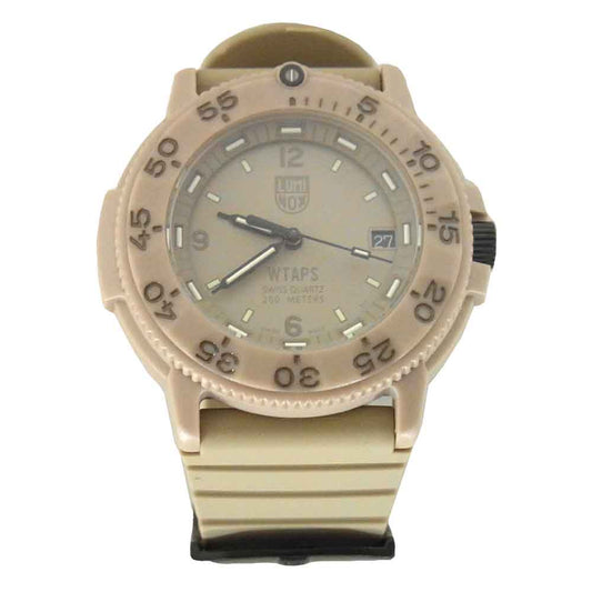 WTAPS ダブルタップス × ルミノックス LUMINOX Ref.3001.WTAPS.LTD 腕時計 ベージュ系【新古品】【未使用】【中古】