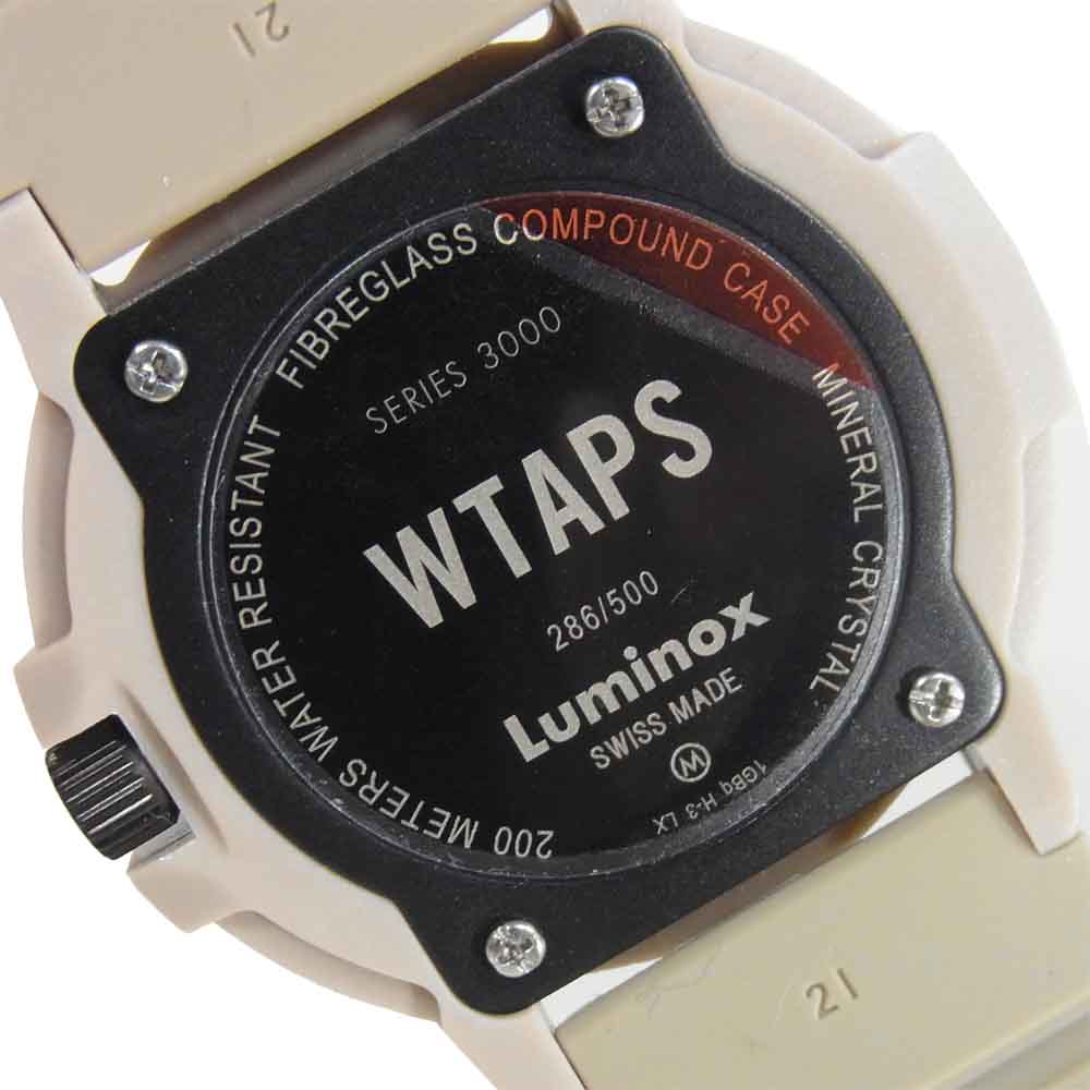 WTAPS ダブルタップス × ルミノックス LUMINOX Ref.3001.WTAPS.LTD 腕時計 ベージュ系【新古品】【未使用】【中古】