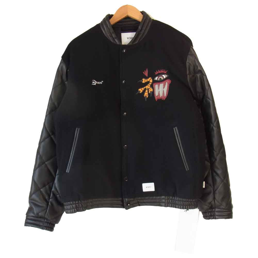 WTAPS ダブルタップス 20AW 202BRDT-JKM05 CANAL WONY MOSSER JACKET カナル スタジャン ブラック系 L【新古品】【未使用】【中古】