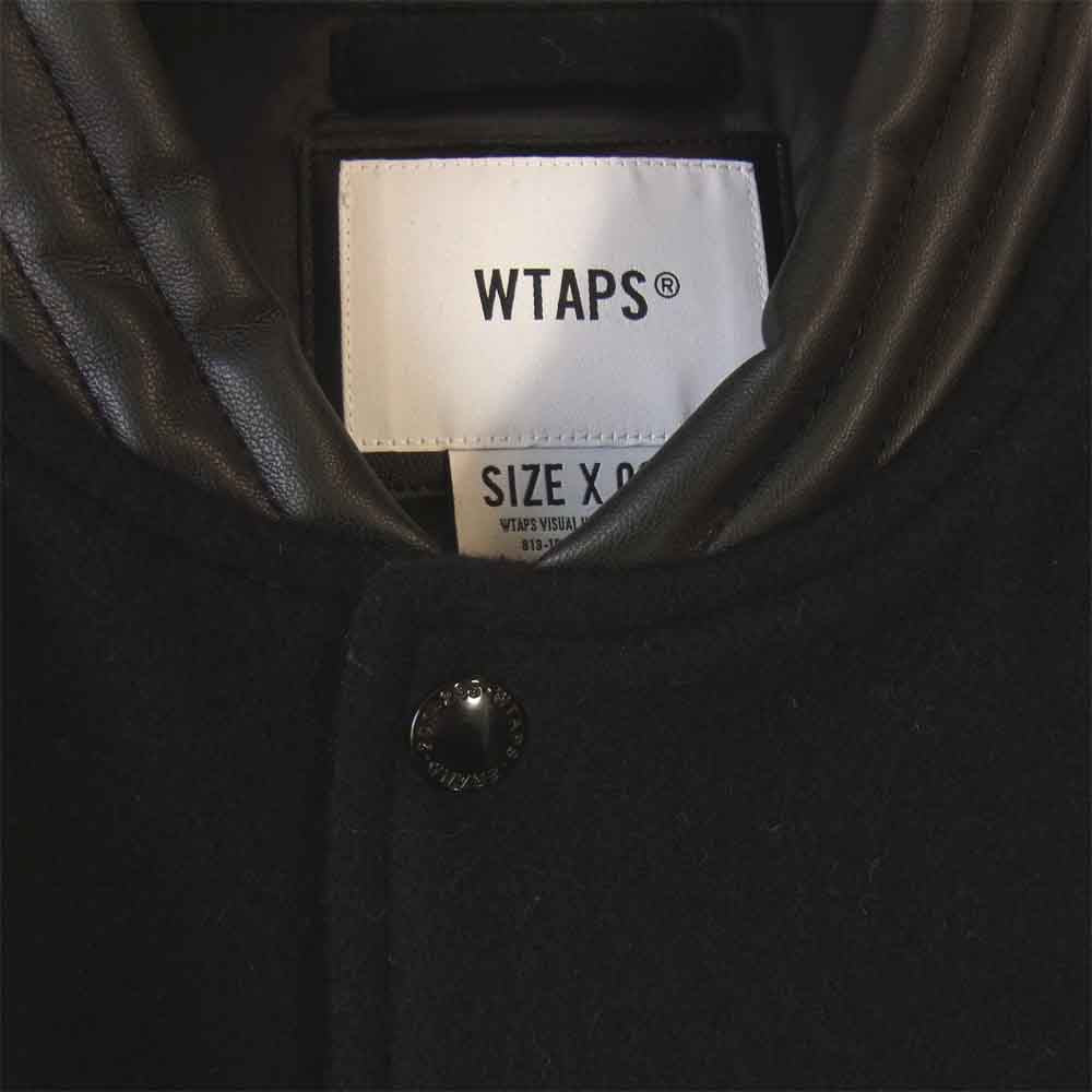 WTAPS ダブルタップス 20AW 202BRDT-JKM05 CANAL WONY MOSSER JACKET カナル スタジャン ブラック系 L【新古品】【未使用】【中古】