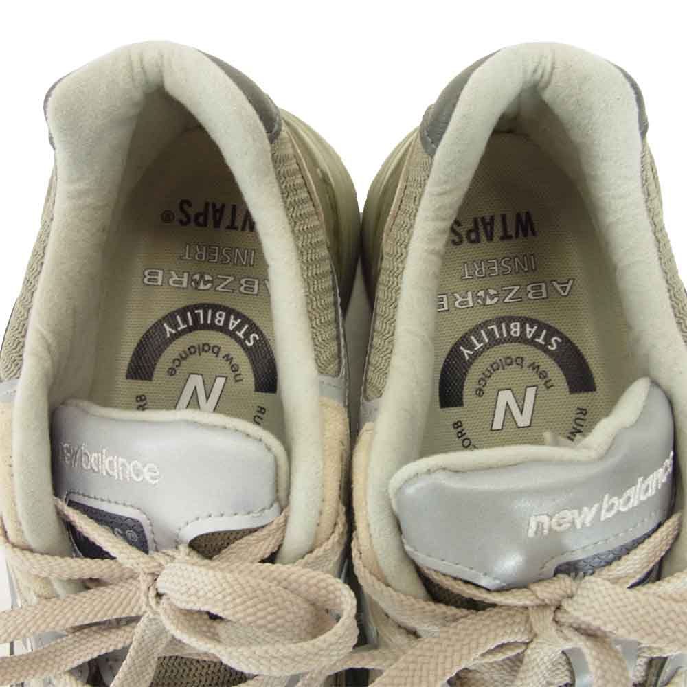 WTAPS ダブルタップス 20SS M992WT × ニューバランス New Balance ローカット カーキ系 ベージュ系 28cm【極上美品】【中古】