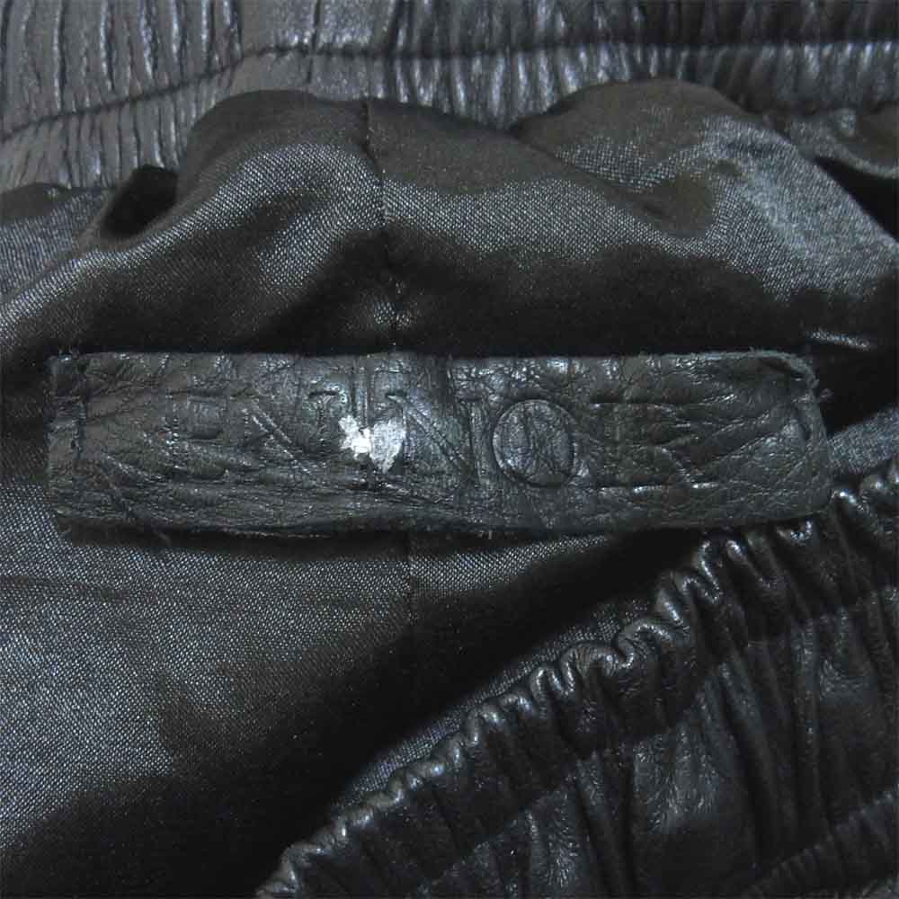 アンノアール 505028982487 USA製 レザー ハーフパンツ ショーツ ブラック系 M【中古】